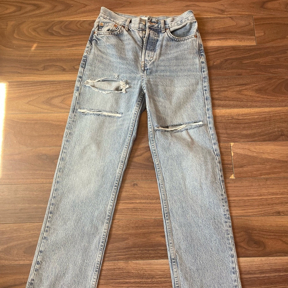 Top shop high waisted jeans